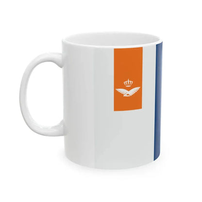 Luchtmacht vlag (Netherlands) White Coffee Mug - Go Mug Yourself
