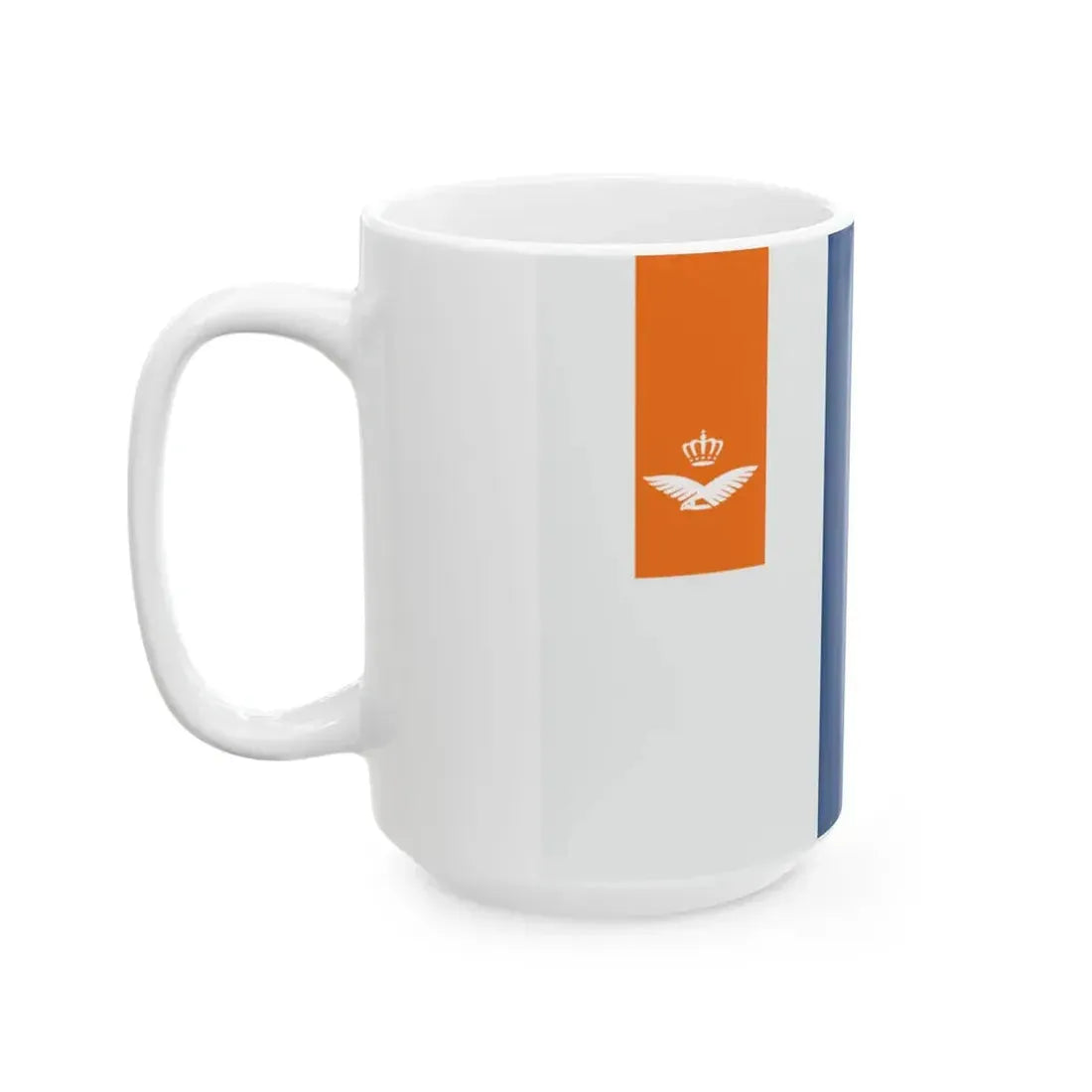 Luchtmacht vlag (Netherlands) White Coffee Mug - Go Mug Yourself