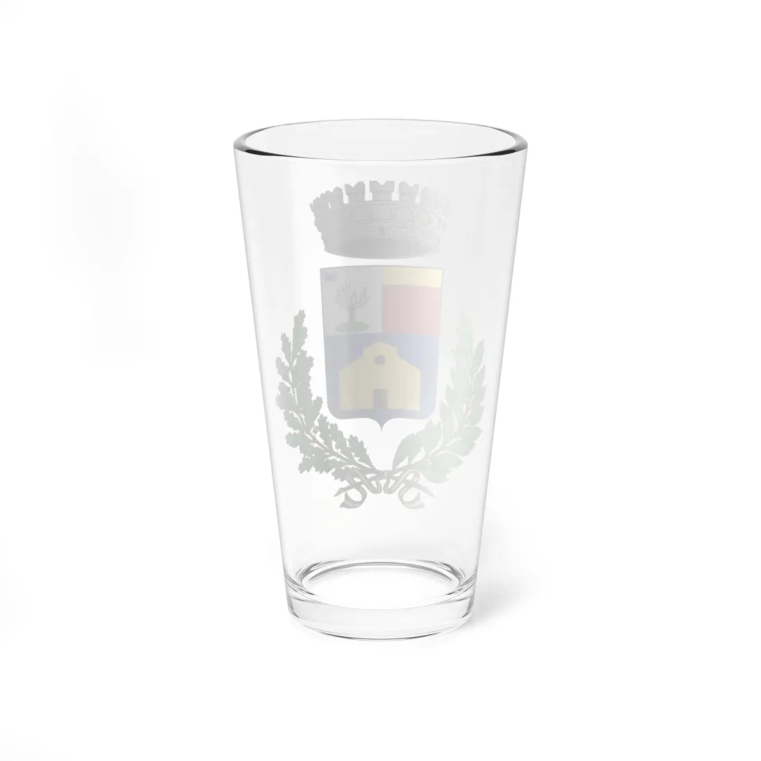 Lucinasco-Stemma (Italy) (Coat of Arms) Pint Glass 16oz - Go Mug Yourself
