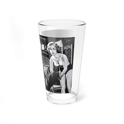 Lucky Miller's Women-of-All-Nations Spy Machine, Action for Men, May 1960 - Pint Glass 16oz-Go Mug Yourself