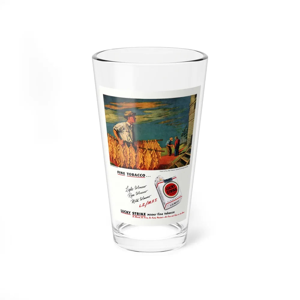 Lucky Strike ad, Collier's, July 12, 1947 - Pint Glass 16oz-16oz-Go Mug Yourself