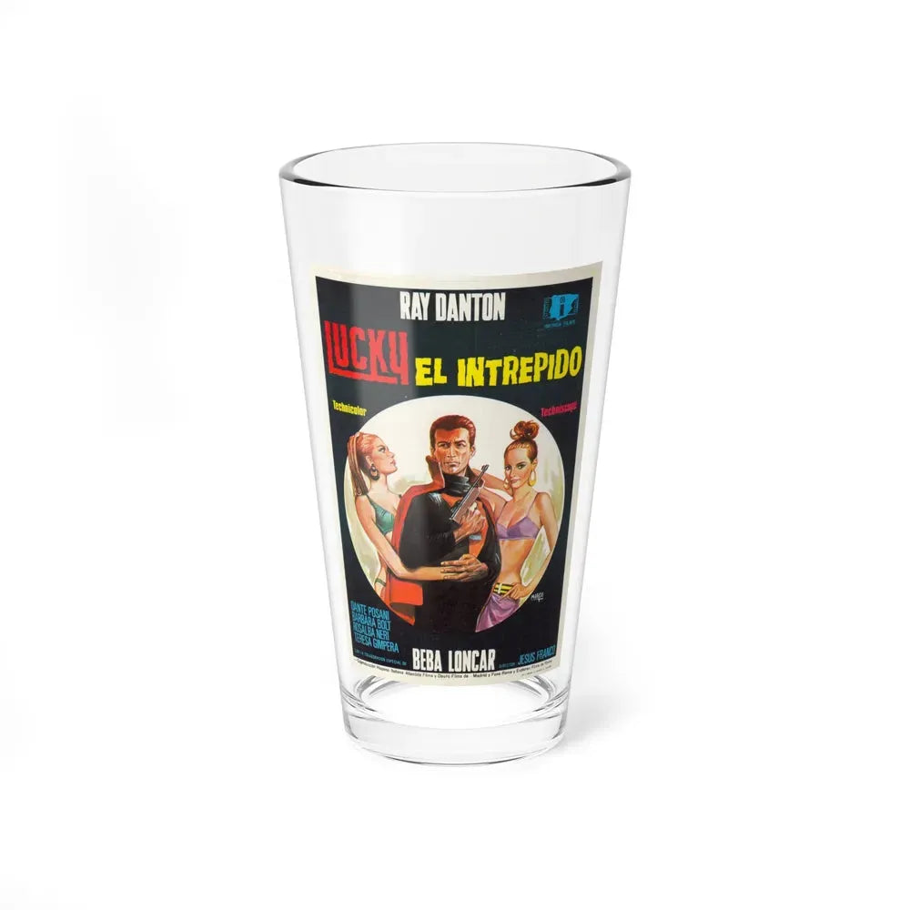 LUCKY THE INSCRUTABLE 1967 Movie Poster - Pint Glass 16oz 16oz - Go Mug Yourself