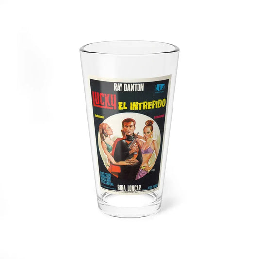 LUCKY THE INSCRUTABLE 1967 Movie Poster - Pint Glass 16oz 16oz - Go Mug Yourself