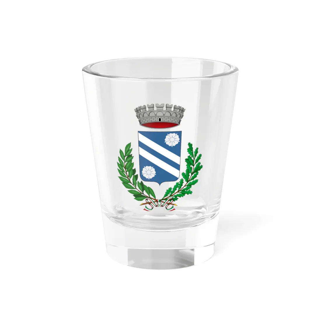 Lucoli-Stemma (Italy) (Coat of Arms) Shot Glass 1.5oz 1.5oz - Go Mug Yourself