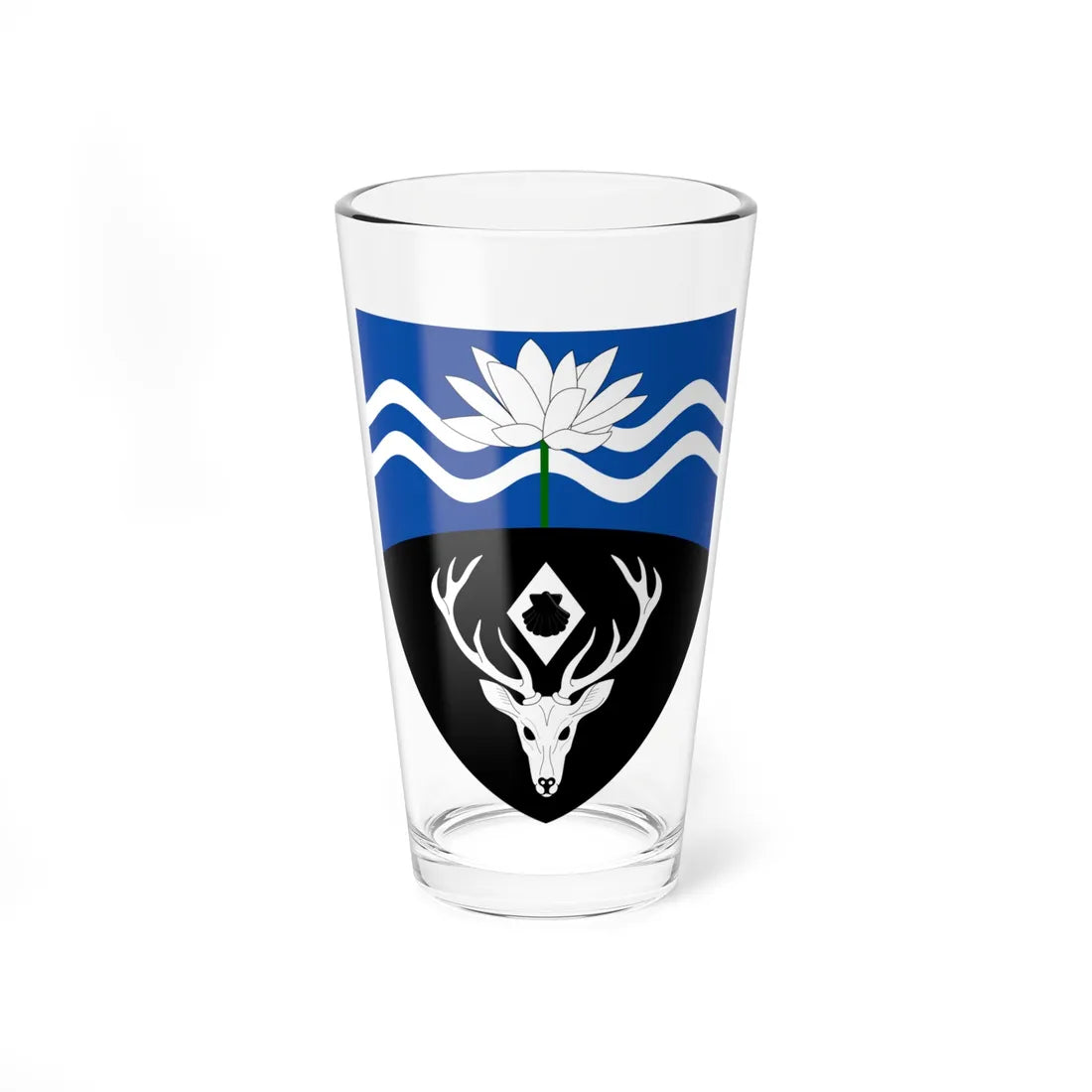 Lucy Cavendish College arms (England) (Coat of Arms) Pint Glass 16oz 16oz - Go Mug Yourself