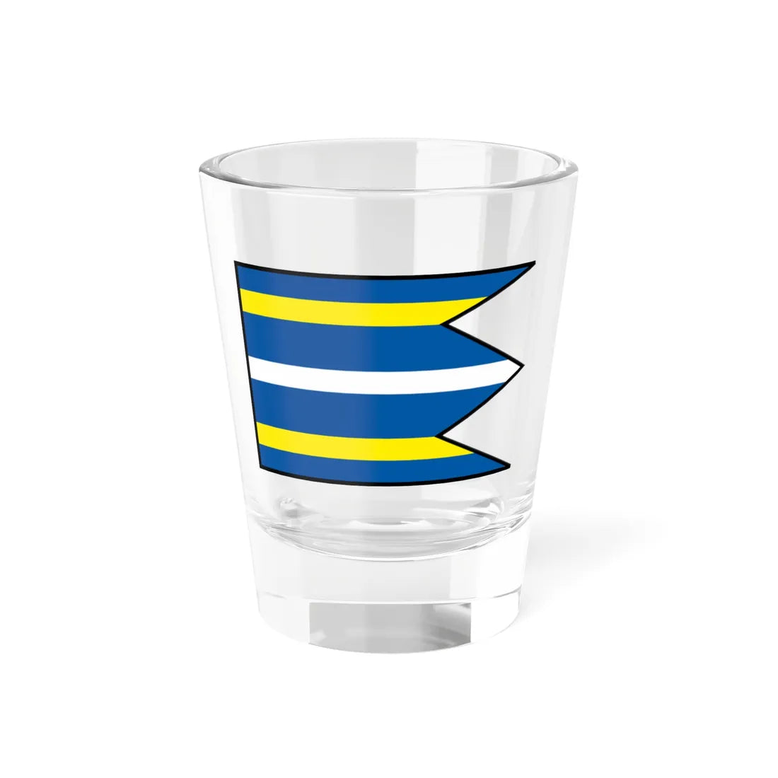 Ludanice Topolcany Flag (Slovakia) Shot Glass 1.5oz 1.5oz - Go Mug Yourself