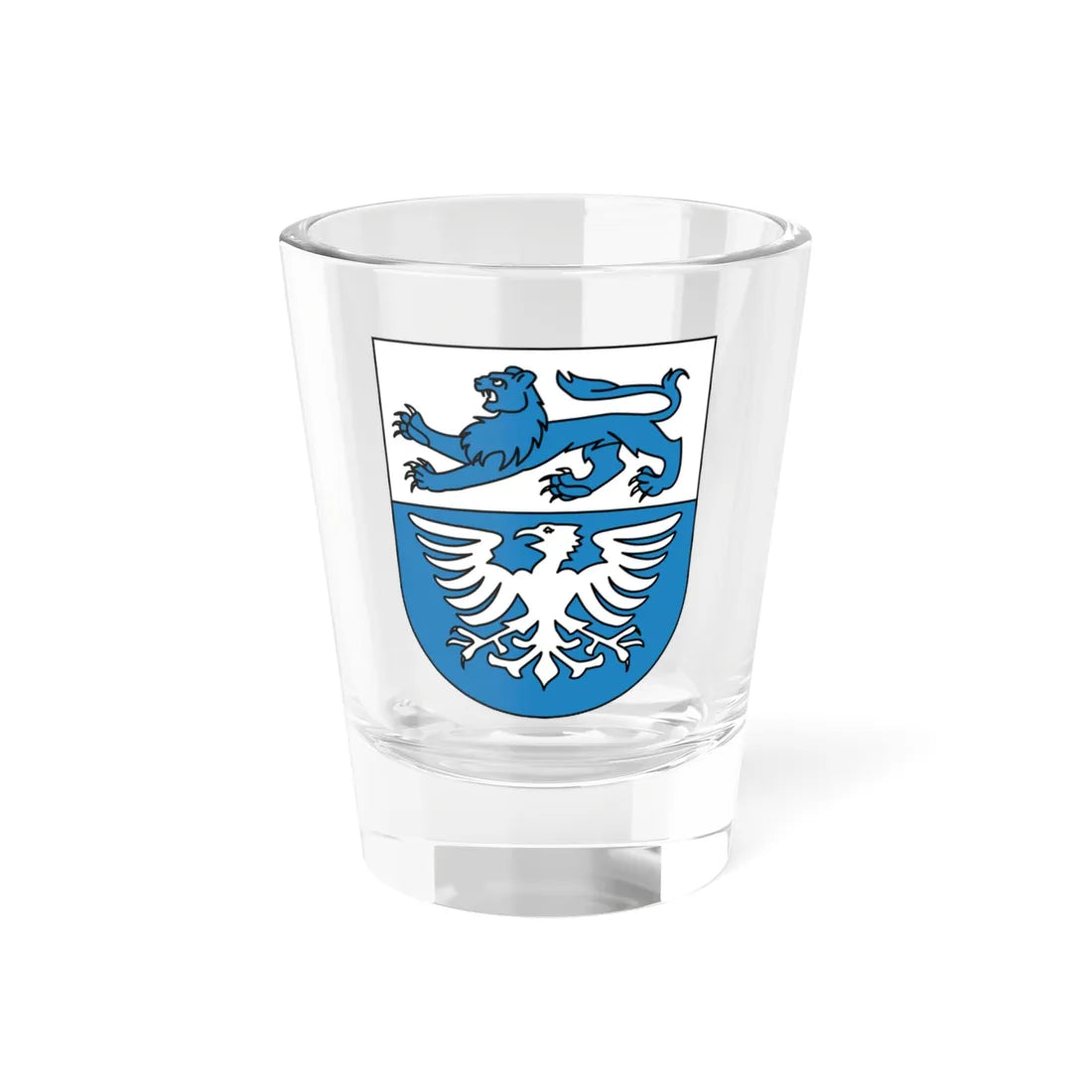 Ludetswil coat of arms (Switzerland) (Coat of Arms) Shot Glass 1.5oz 1.5oz - Go Mug Yourself