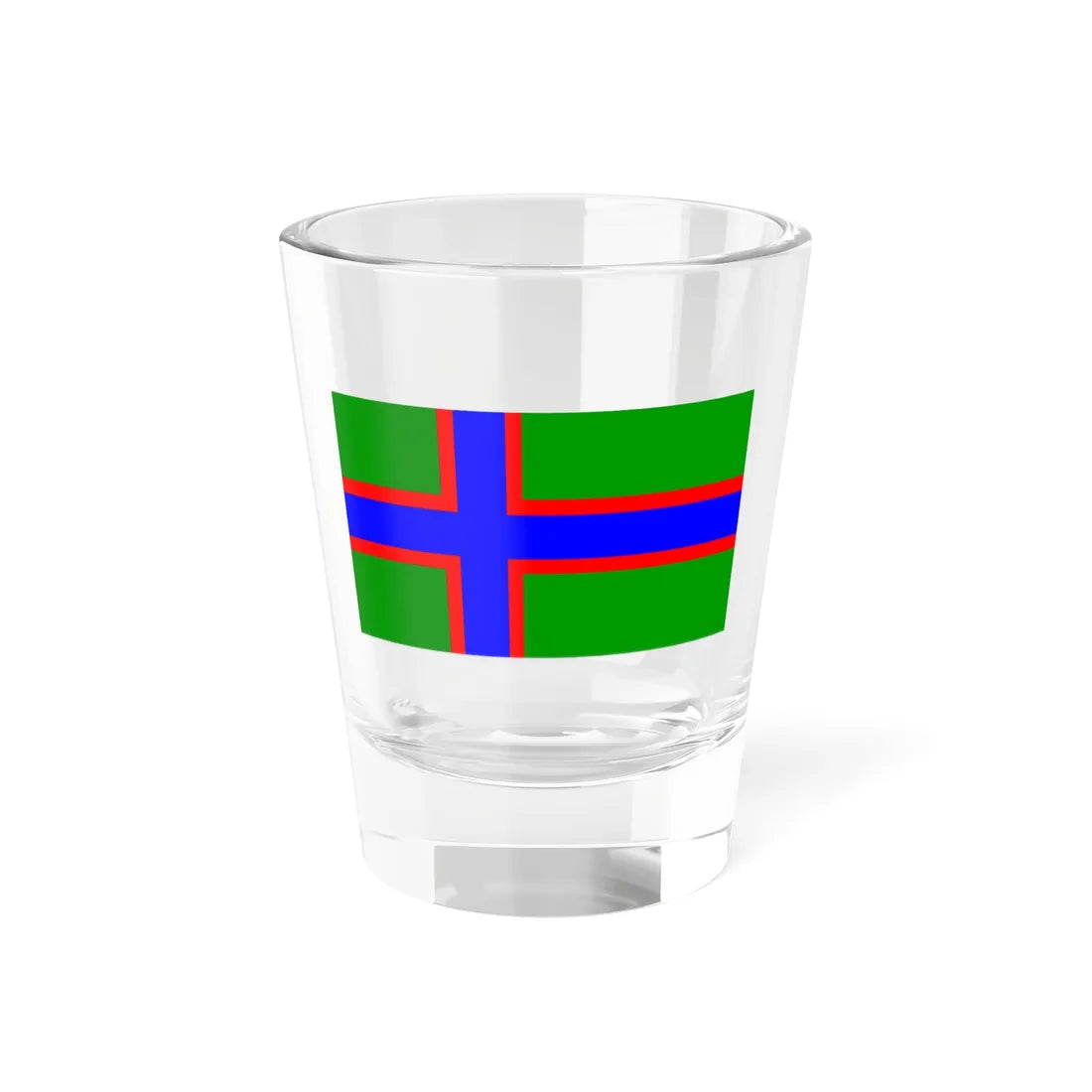 Ludic flag (Russia) Shot Glass 1.5oz 1.5oz - Go Mug Yourself