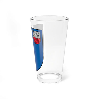 Ludzas apriņķa ģerbonis (Latvia) (Coat of Arms) Pint Glass 16oz - Go Mug Yourself