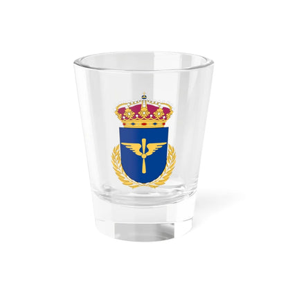 Luftstridsskolan vapen (Sweden) (Coat of Arms) Shot Glass 1.5oz 1.5oz - Go Mug Yourself