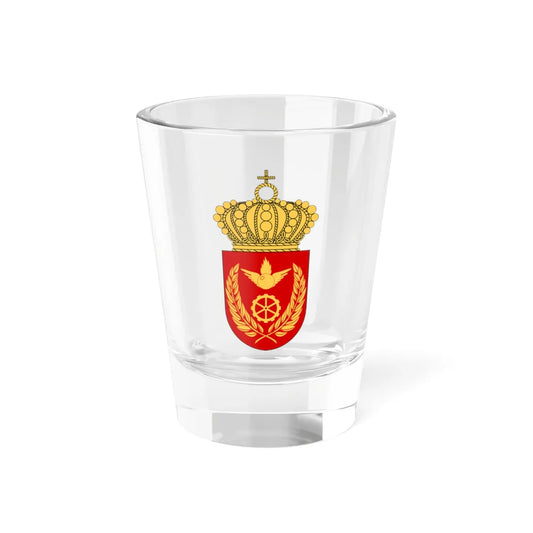 Luftvärnets officershögskola och tekniska skola vapen 1982 (Sweden) (Coat of Arms) Shot Glass 1.5oz 1.5oz - Go Mug Yourself