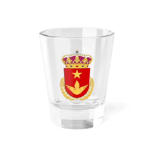 Luftvärnets stridsskola vapen (Sweden) (Coat of Arms) Shot Glass 1.5oz 1.5oz - Go Mug Yourself