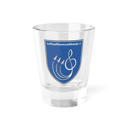Luftwaffenmusikkorps 2 (Germany) (Coat of Arms) Shot Glass 1.5oz 1.5oz - Go Mug Yourself
