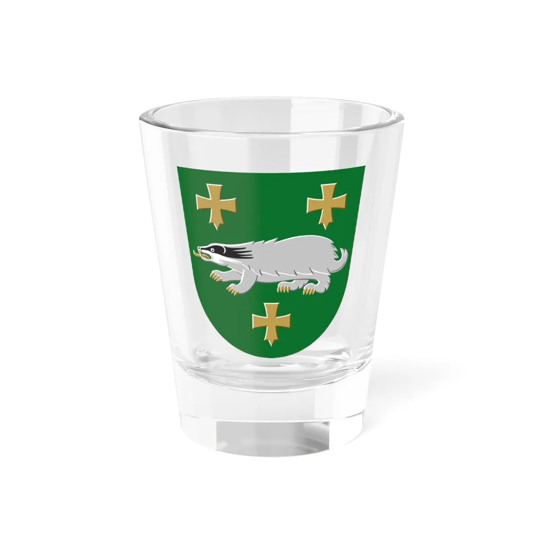 Luhanka.vaakuna (Finland) (Coat of Arms) Shot Glass 1.5oz 1.5oz - Go Mug Yourself