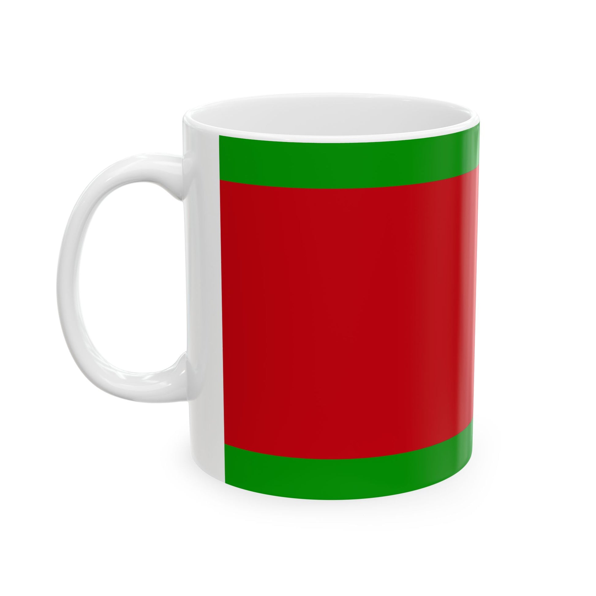 Lukashenko flag idea 1995 (Belarus) White Coffee Mug-Go Mug Yourself