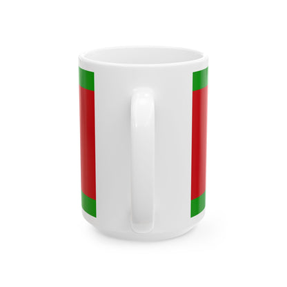 Lukashenko flag idea 1995 (Belarus) White Coffee Mug-Go Mug Yourself