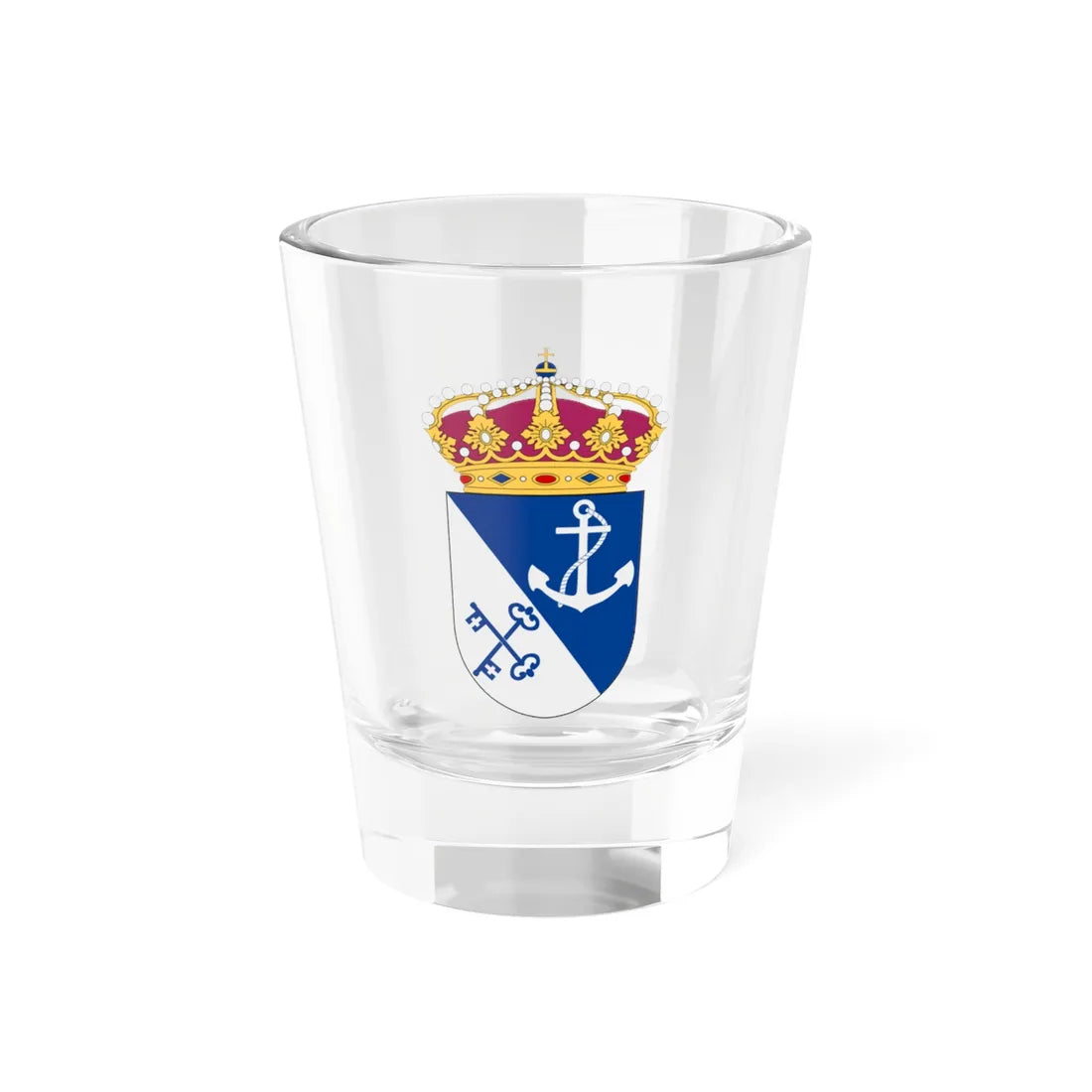 Luleå marina bevakningsområde vapen (Sweden) (Coat of Arms) Shot Glass 1.5oz 1.5oz - Go Mug Yourself