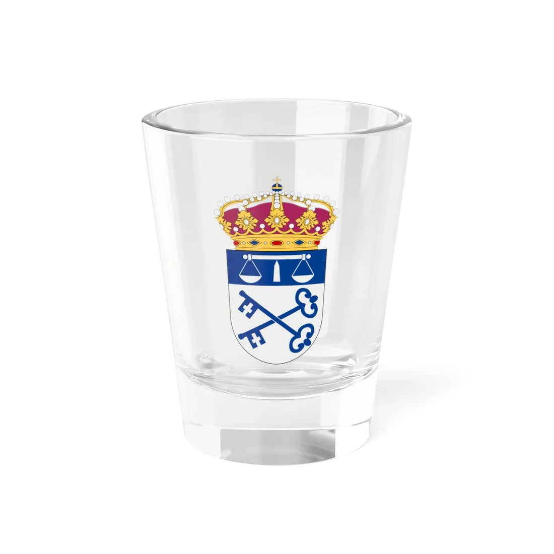 Luleå tingsrätt vapen (Sweden) (Coat of Arms) Shot Glass 1.5oz 1.5oz - Go Mug Yourself