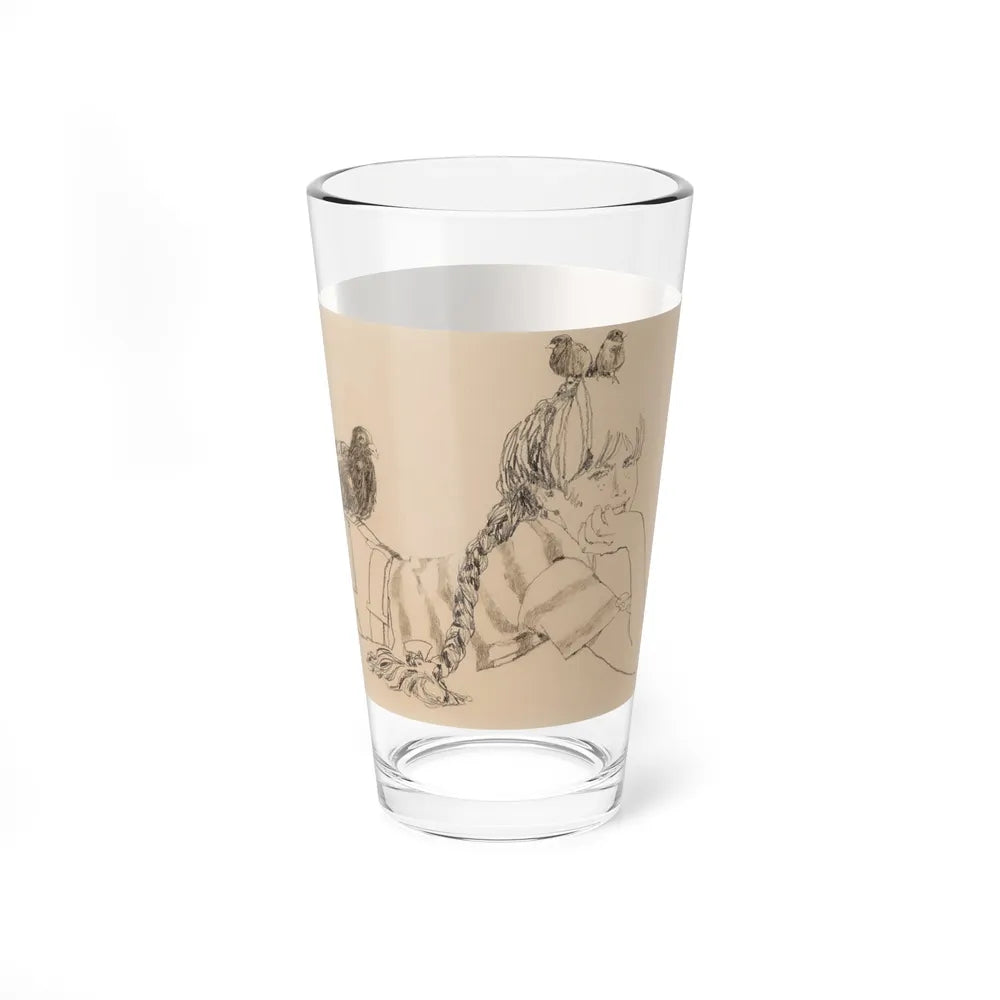 Lulu's Back in Town interior illustration, 1968 - Pint Glass 16oz-Go Mug Yourself