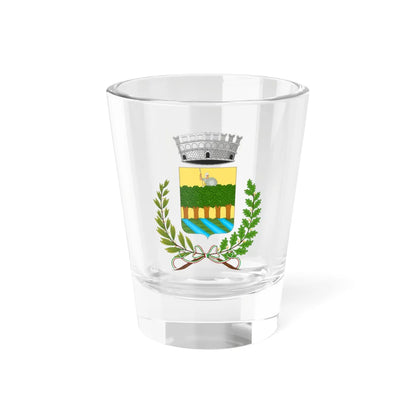 Lumarzo-Stemma (Italy) (Coat of Arms) Shot Glass 1.5oz 1.5oz - Go Mug Yourself