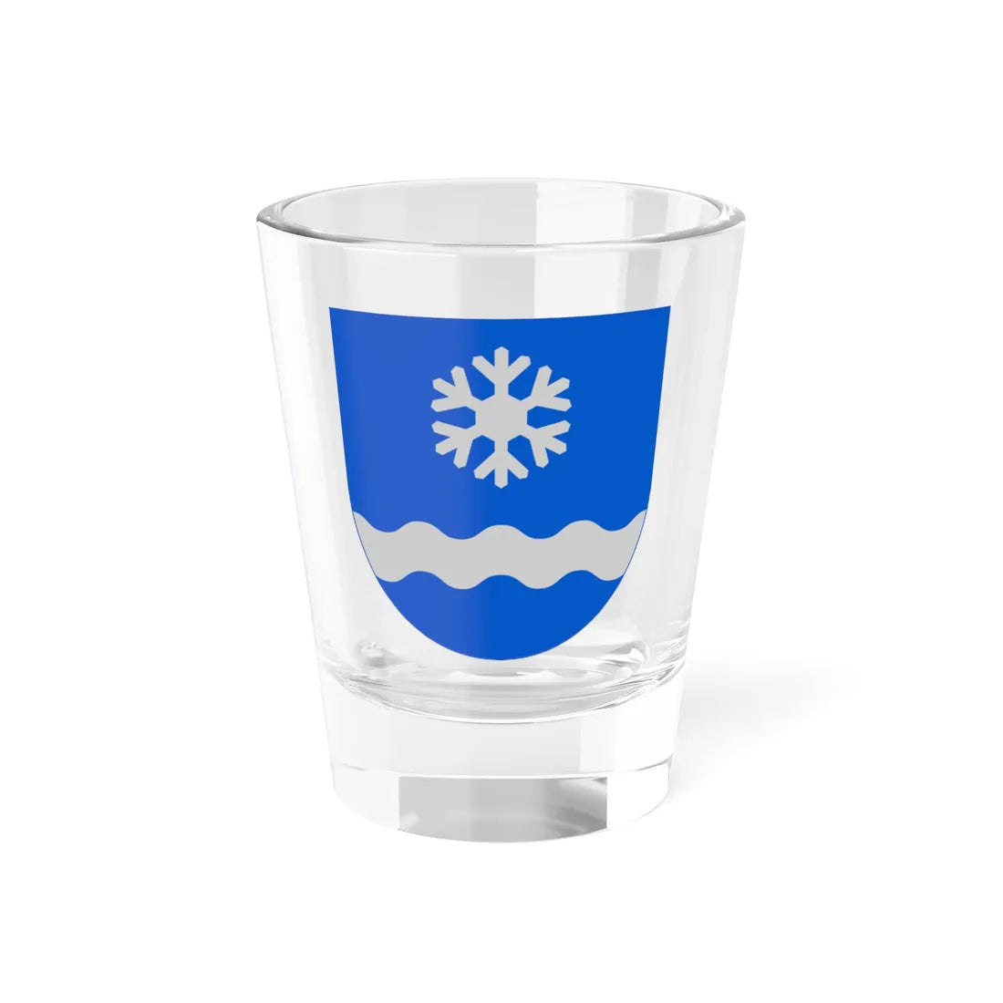 Lumijoki.vaakuna (Finland) (Coat of Arms) Shot Glass 1.5oz - Go Mug Yourself