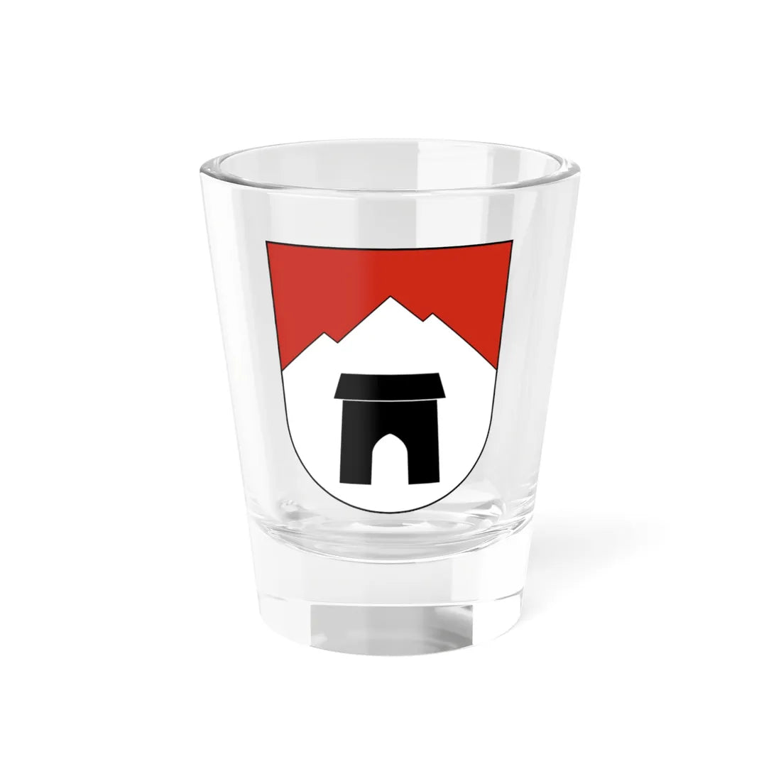 Lumnezia-blazon (Switzerland) (Coat of Arms) Shot Glass 1.5oz 1.5oz - Go Mug Yourself