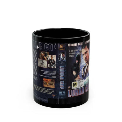 LUNAR COP (VHS COVER) - Black Coffee Mug 11oz - Go Mug Yourself
