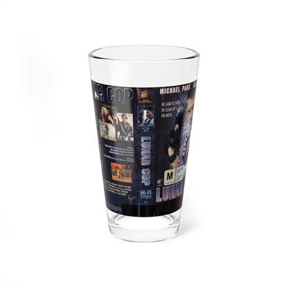 LUNAR COP (VHS COVER) Pint Glass 16oz 16oz - Go Mug Yourself