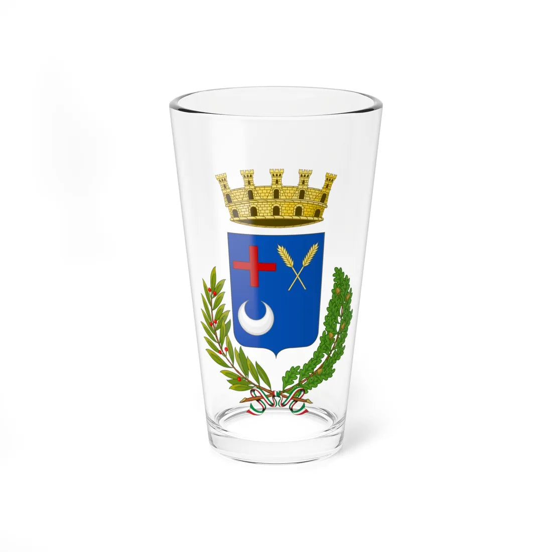 Luni-Stemma (Italy) (Coat of Arms) Pint Glass 16oz 16oz - Go Mug Yourself