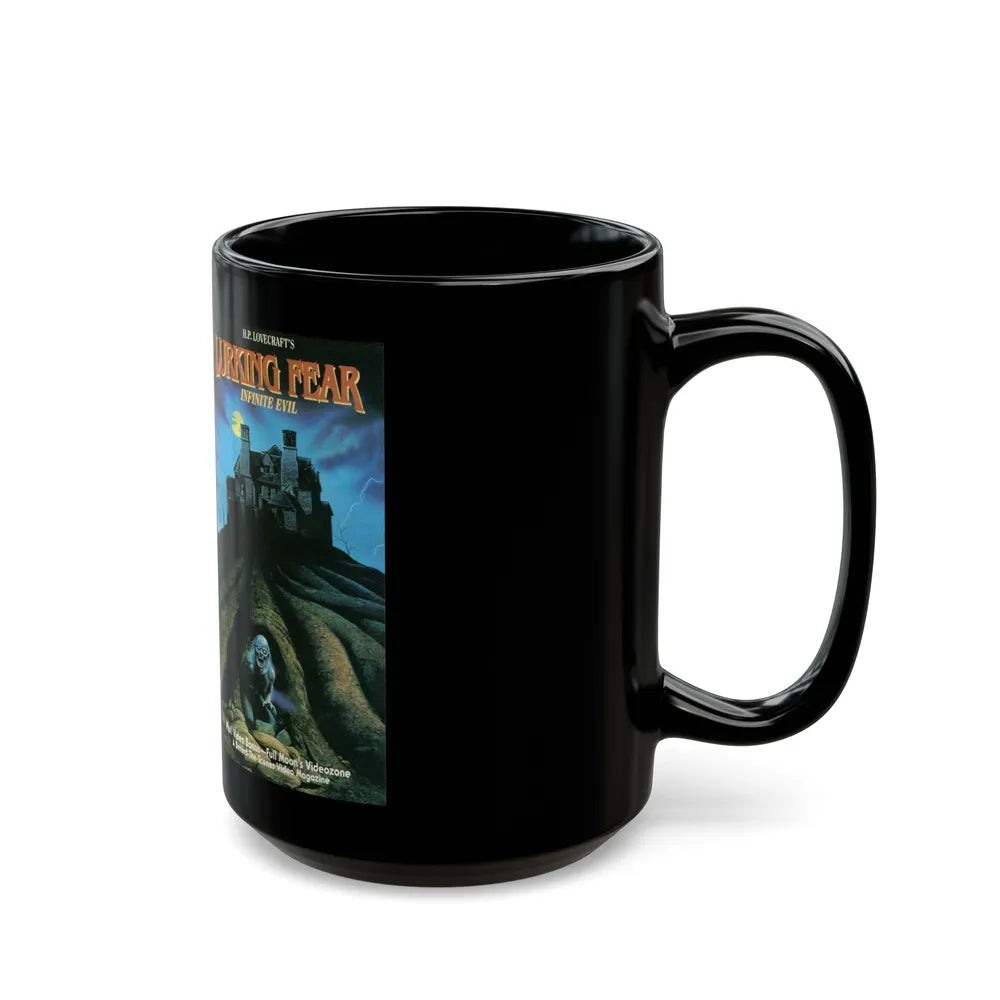 LURKING FEAR (VHS COVER) - Black Coffee Mug-Go Mug Yourself