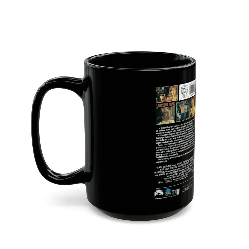 LURKING FEAR (VHS COVER) - Black Coffee Mug-Go Mug Yourself