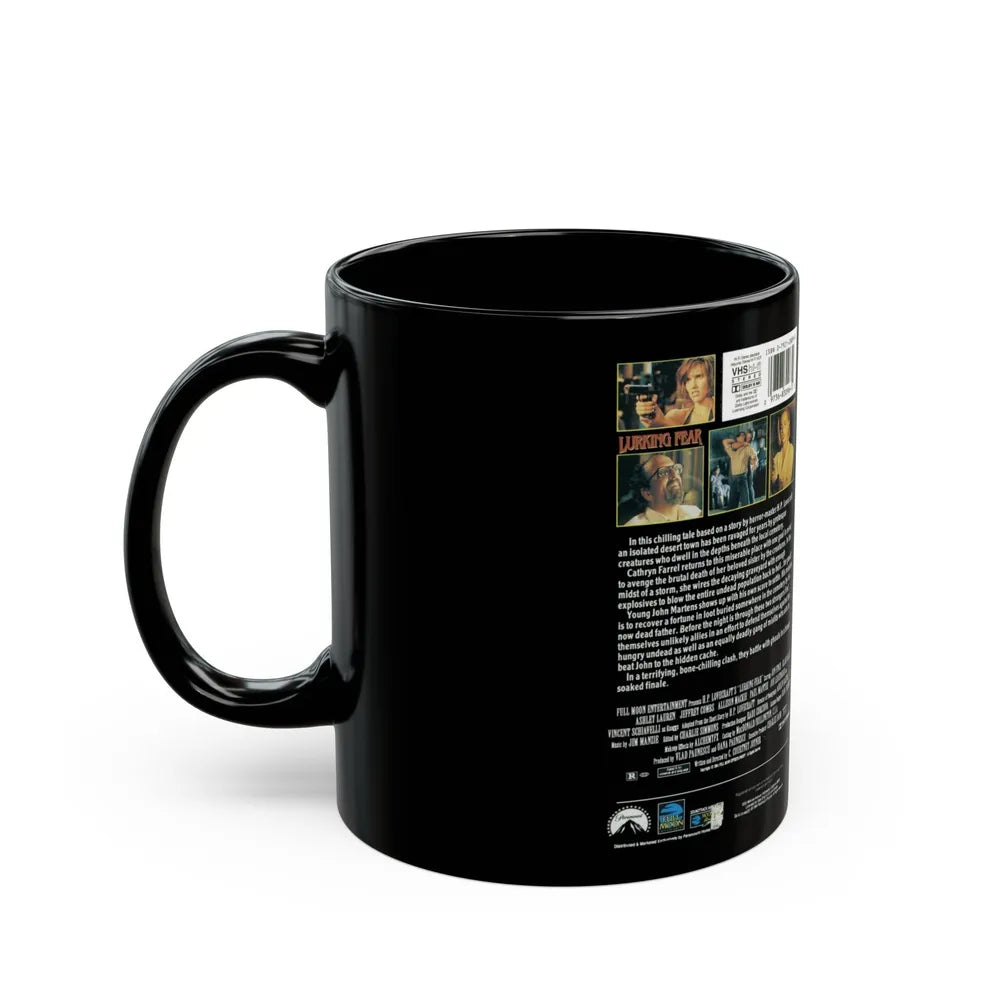 LURKING FEAR (VHS COVER) - Black Coffee Mug-Go Mug Yourself