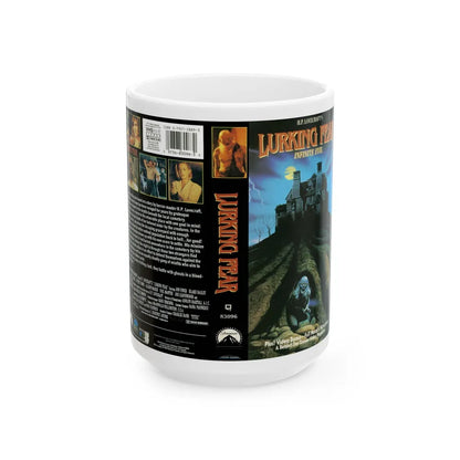 LURKING FEAR (VHS COVER) - White Coffee Mug-15oz-Go Mug Yourself