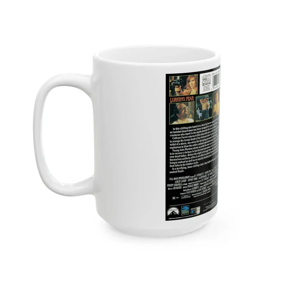 LURKING FEAR (VHS COVER) - White Coffee Mug - Go Mug Yourself
