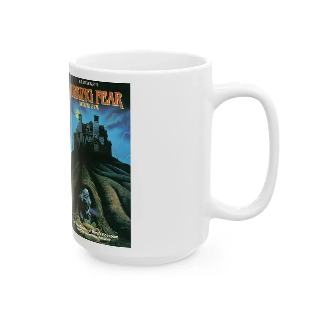 LURKING FEAR (VHS COVER) - White Coffee Mug - Go Mug Yourself