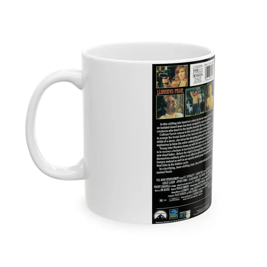 LURKING FEAR (VHS COVER) - White Coffee Mug - Go Mug Yourself