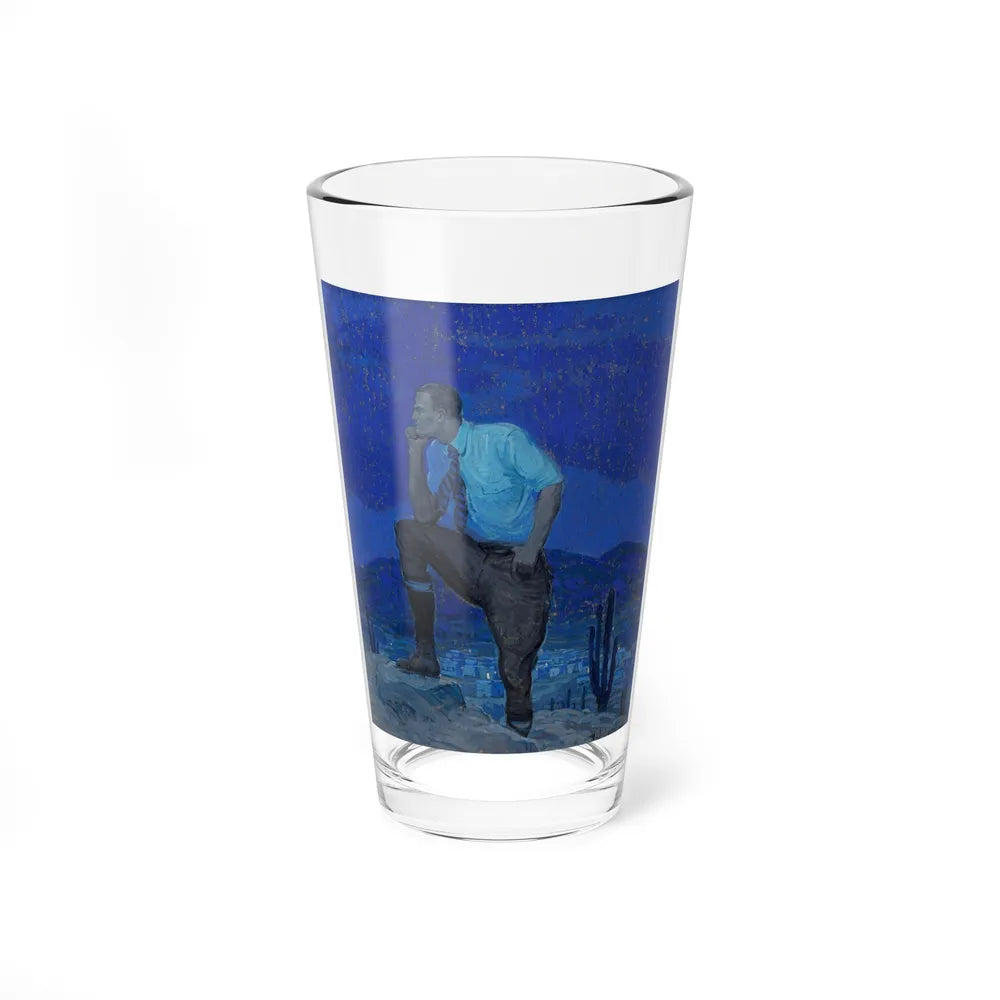 Lush Blue Thoughts - Pint Glass 16oz-16oz-Go Mug Yourself