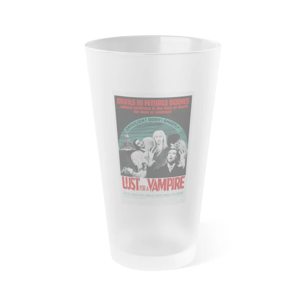 LUST FOR A VAMPIRE 1971 Movie Poster - Frosted Pint Glass 16oz-Go Mug Yourself