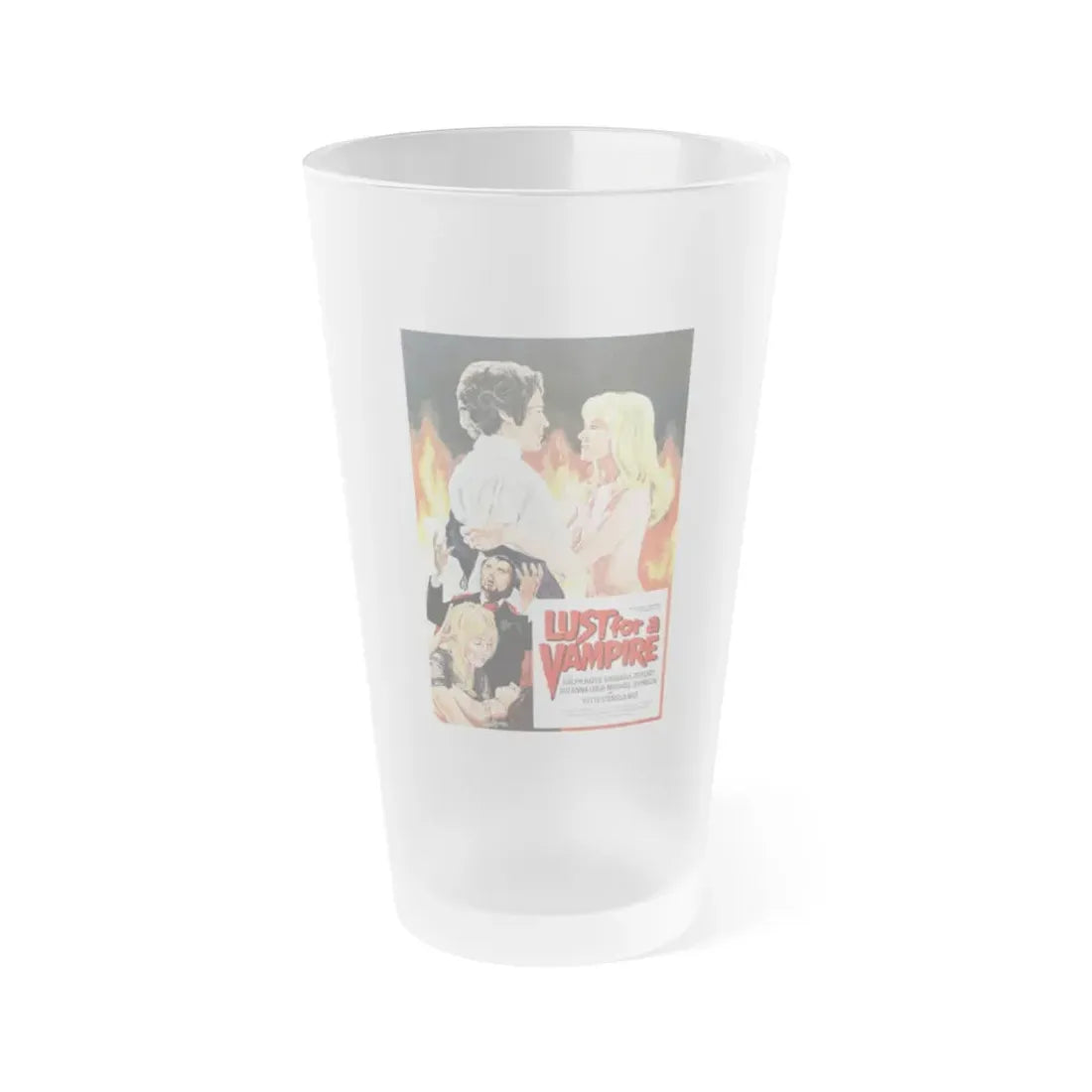 LUST FOR A VAMPIRE (2) 1971 Movie Poster - Frosted Pint Glass 16oz Default Title - Go Mug Yourself