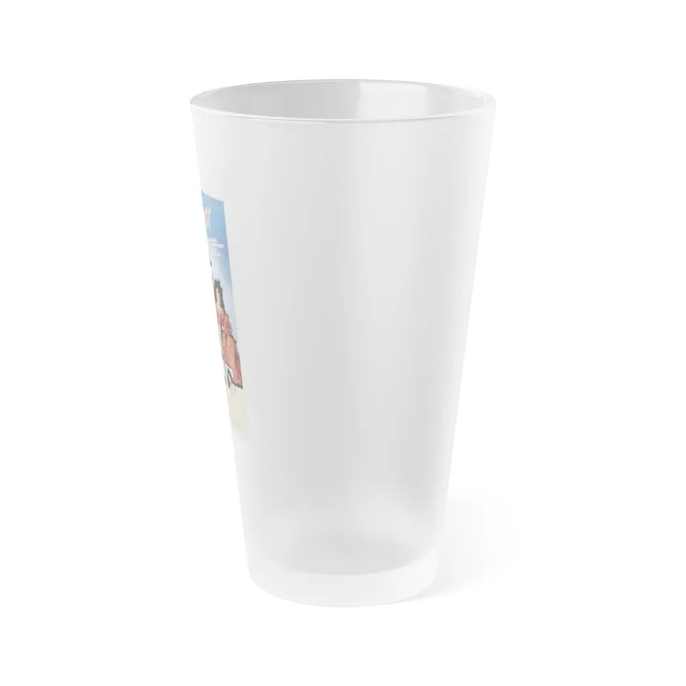 LUST IN THE DUST 1984 Movie Poster - Frosted Pint Glass 16oz-Go Mug Yourself