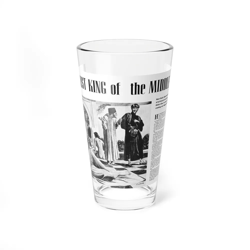 Lust King of the Middle East, Men In Adventure, September 1969 - Pint Glass 16oz-16oz-Go Mug Yourself