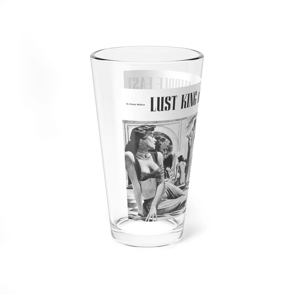 Lust King of the Middle East, Men In Adventure, September 1969 - Pint Glass 16oz-Go Mug Yourself