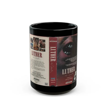 LUTHER THE GEEK (VHS COVER) - Black Coffee Mug 15oz - Go Mug Yourself
