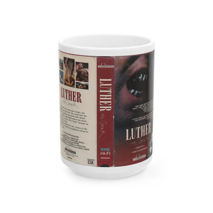 LUTHER THE GEEK (VHS COVER) - White Coffee Mug-15oz-Go Mug Yourself