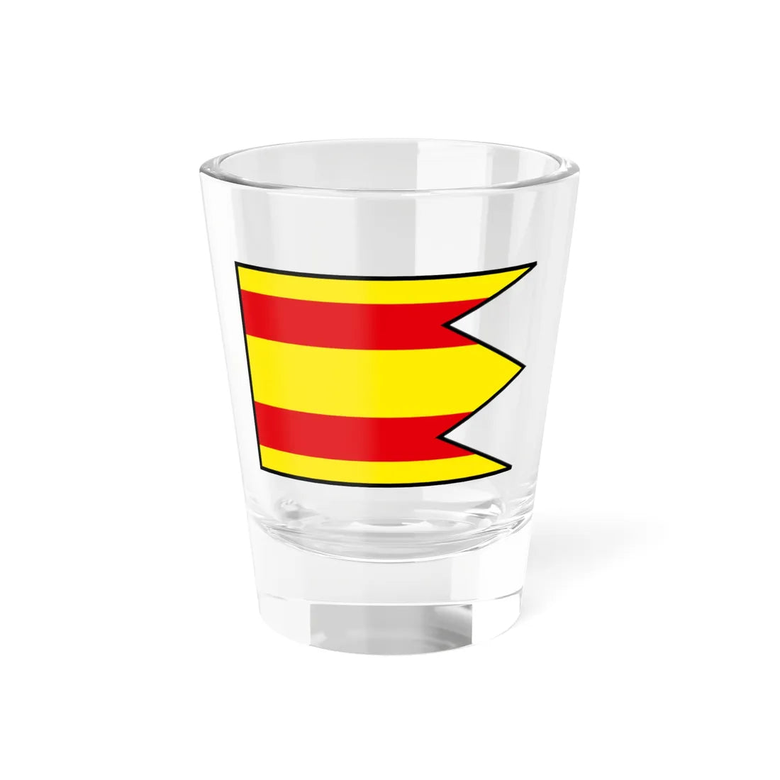 Lutise Zilina Flag (Slovakia) Shot Glass 1.5oz 1.5oz - Go Mug Yourself
