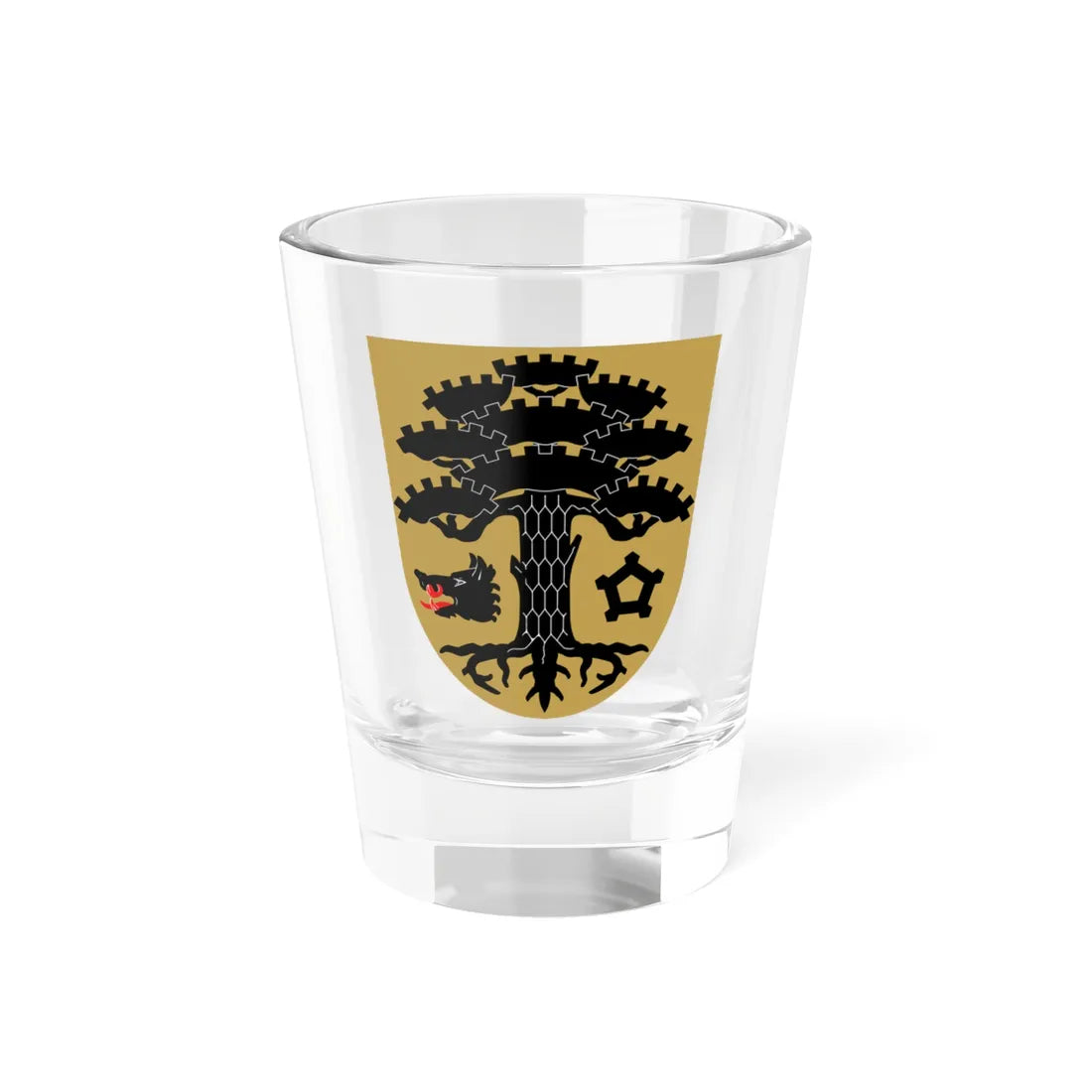 Luumäki.vaakuna (Finland) (Coat of Arms) Shot Glass 1.5oz 1.5oz - Go Mug Yourself