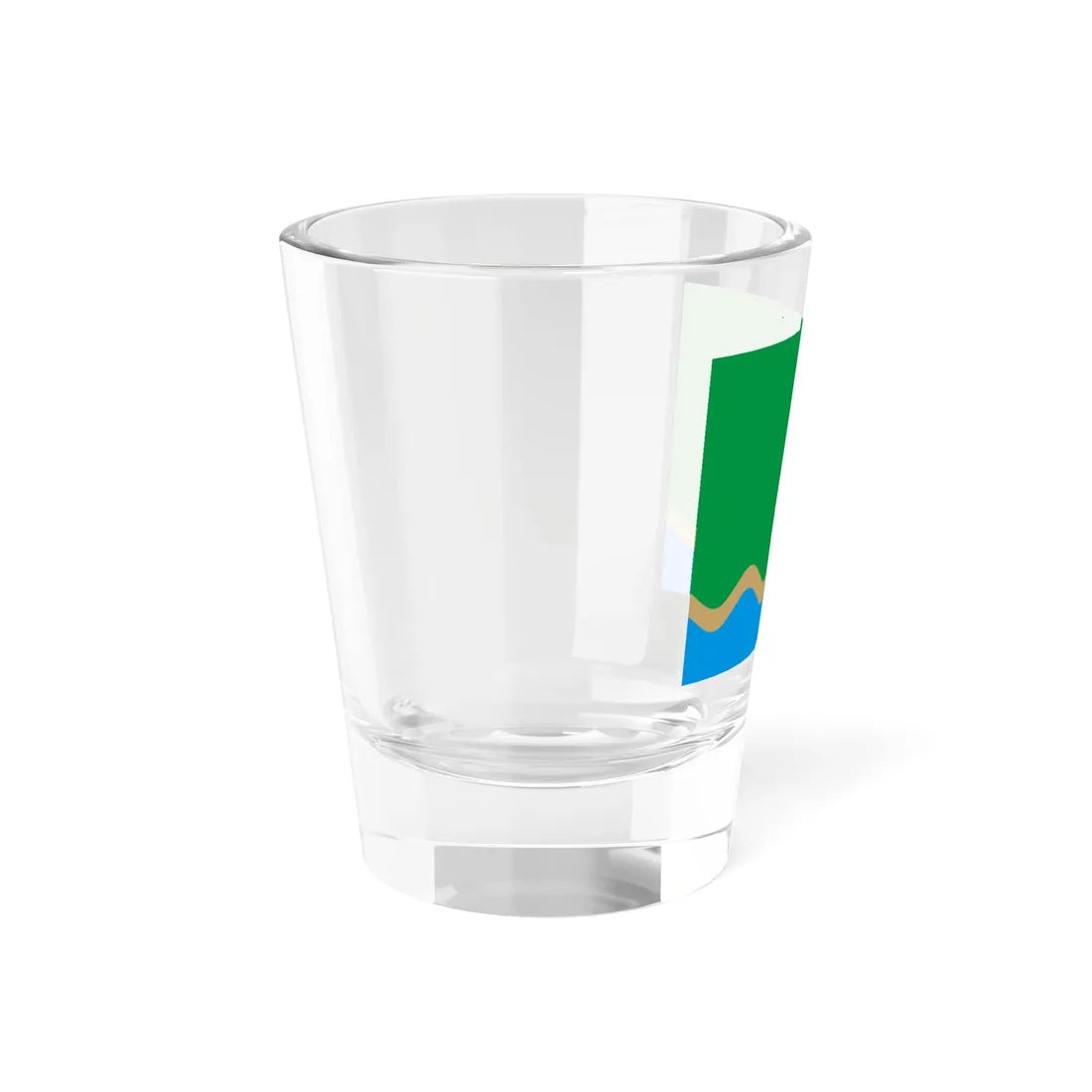 Luunja valla lipp (Estonia) Shot Glass 1.5oz - Go Mug Yourself