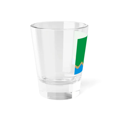 Luunja valla lipp (Estonia) Shot Glass 1.5oz - Go Mug Yourself