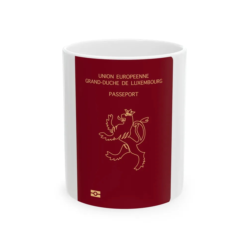 Luxembourg Passport - White Coffee Mug-11oz-Go Mug Yourself