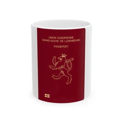 Luxembourg Passport - White Coffee Mug 11oz - Go Mug Yourself